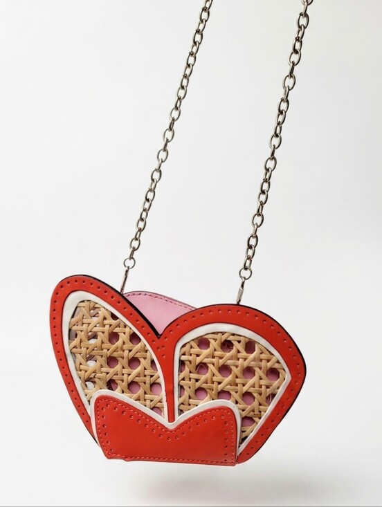 kate spade Handbags - Kate Spade Wing It Wicker Butterfly Coin Pouch On A Chain